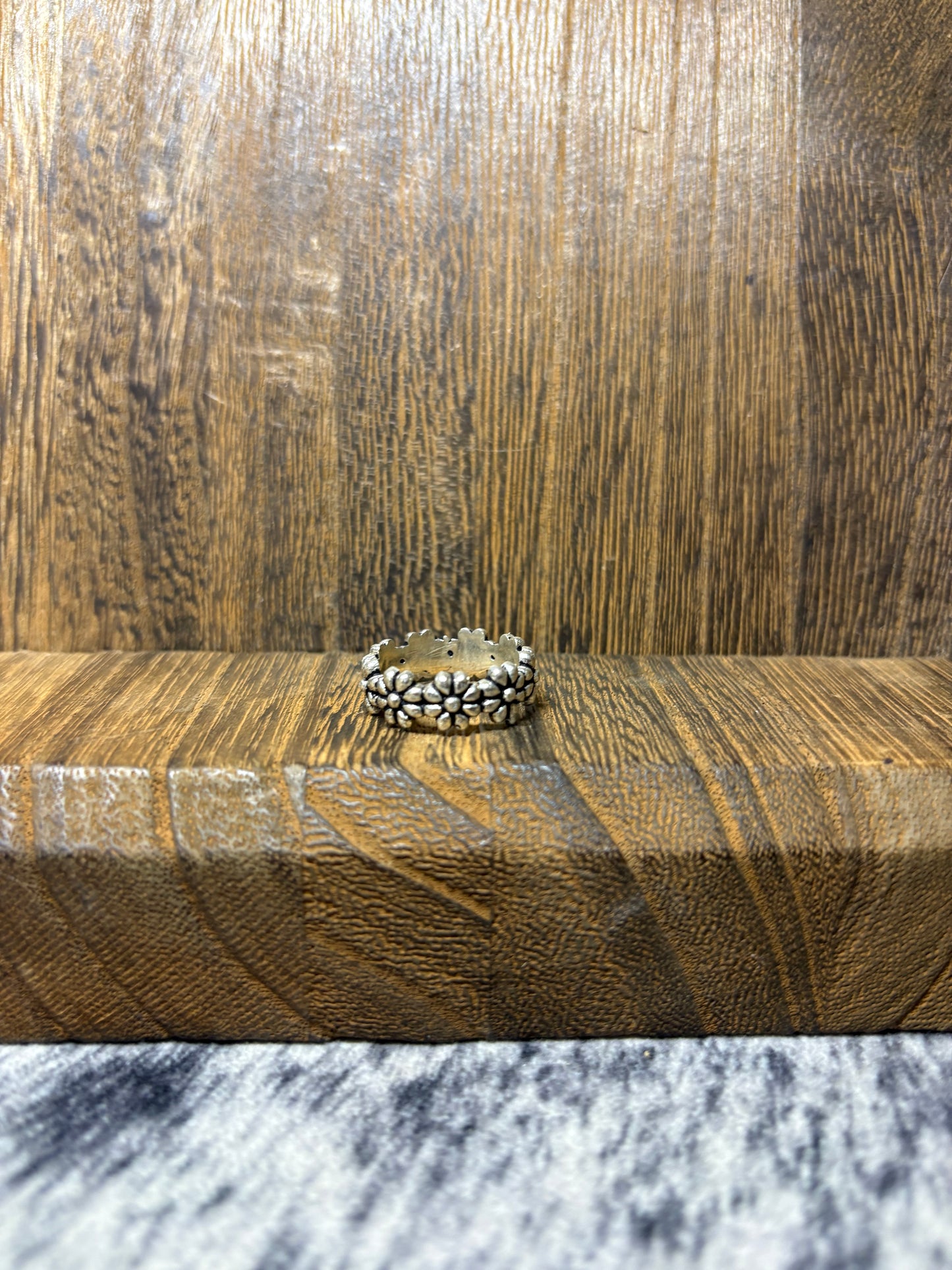 All Sterling Daisy Stacker Rings