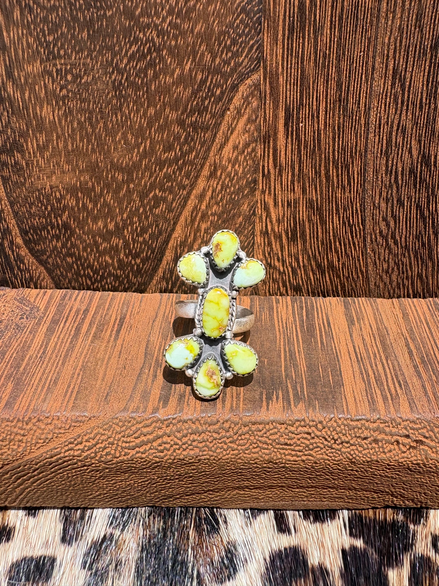 Palomino 7 Stone Cluster Ring #1