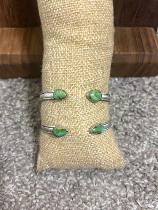Sonoran Gold 2 Stone Floater Cuff