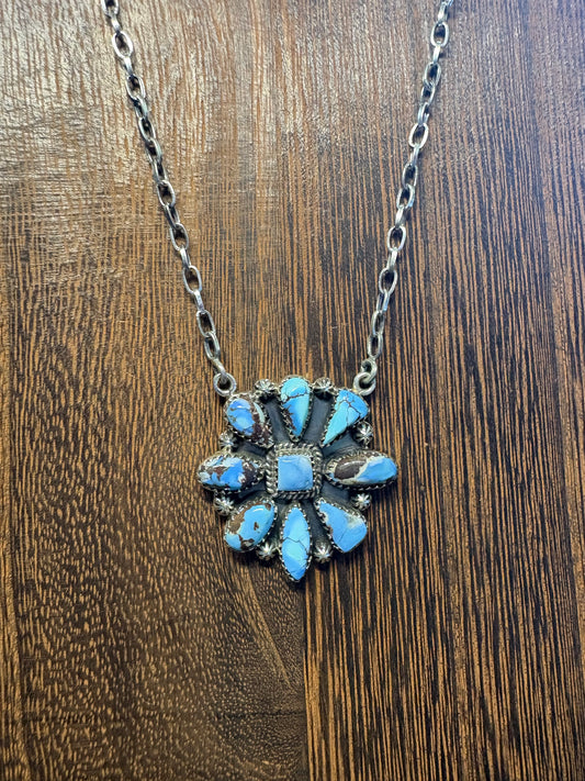 XL Golden Hills Full Cluster Necklace #1