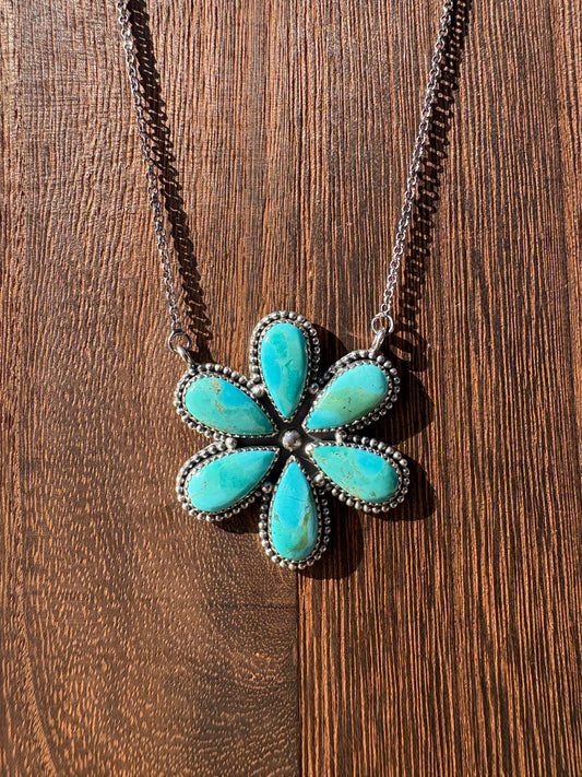 Kingman Large Cluster Necklace