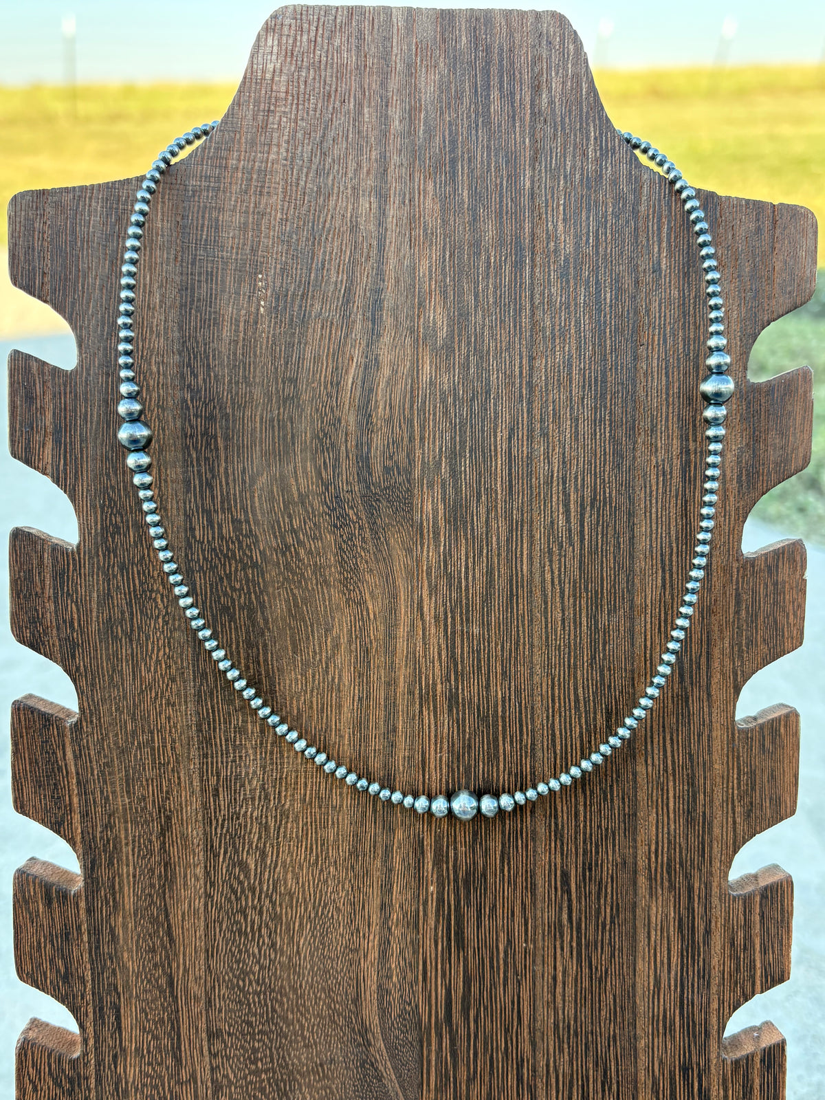 18”+ 2” 3-6mm Graduated Sterling Pearls