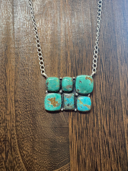 Royston Statement 6 Stone Bar Necklace
