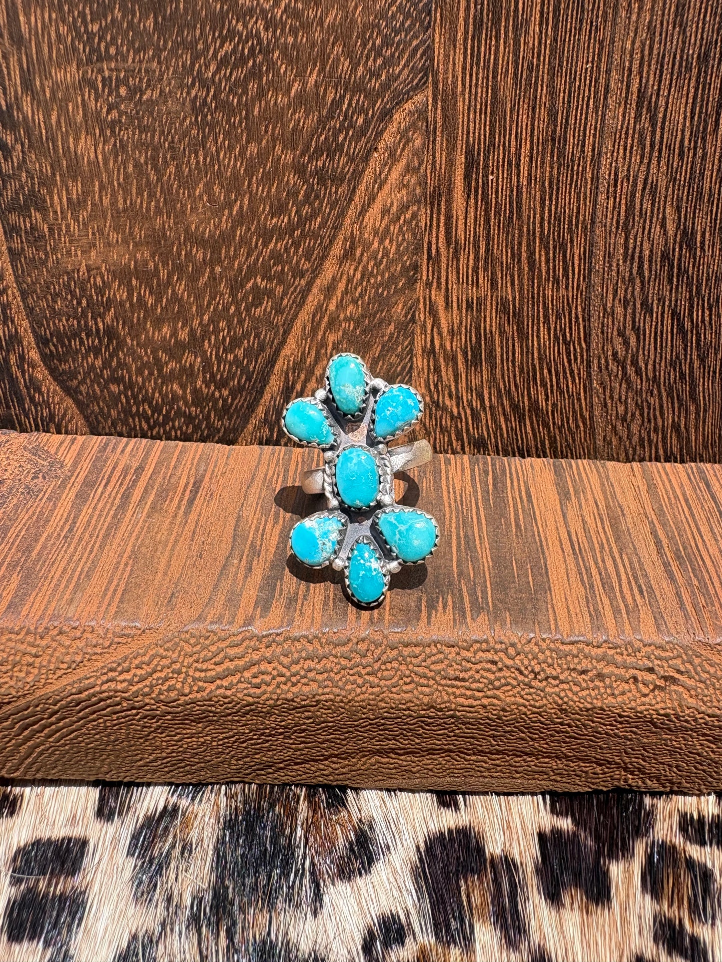 White Water 7 Stone Cluster Ring #1