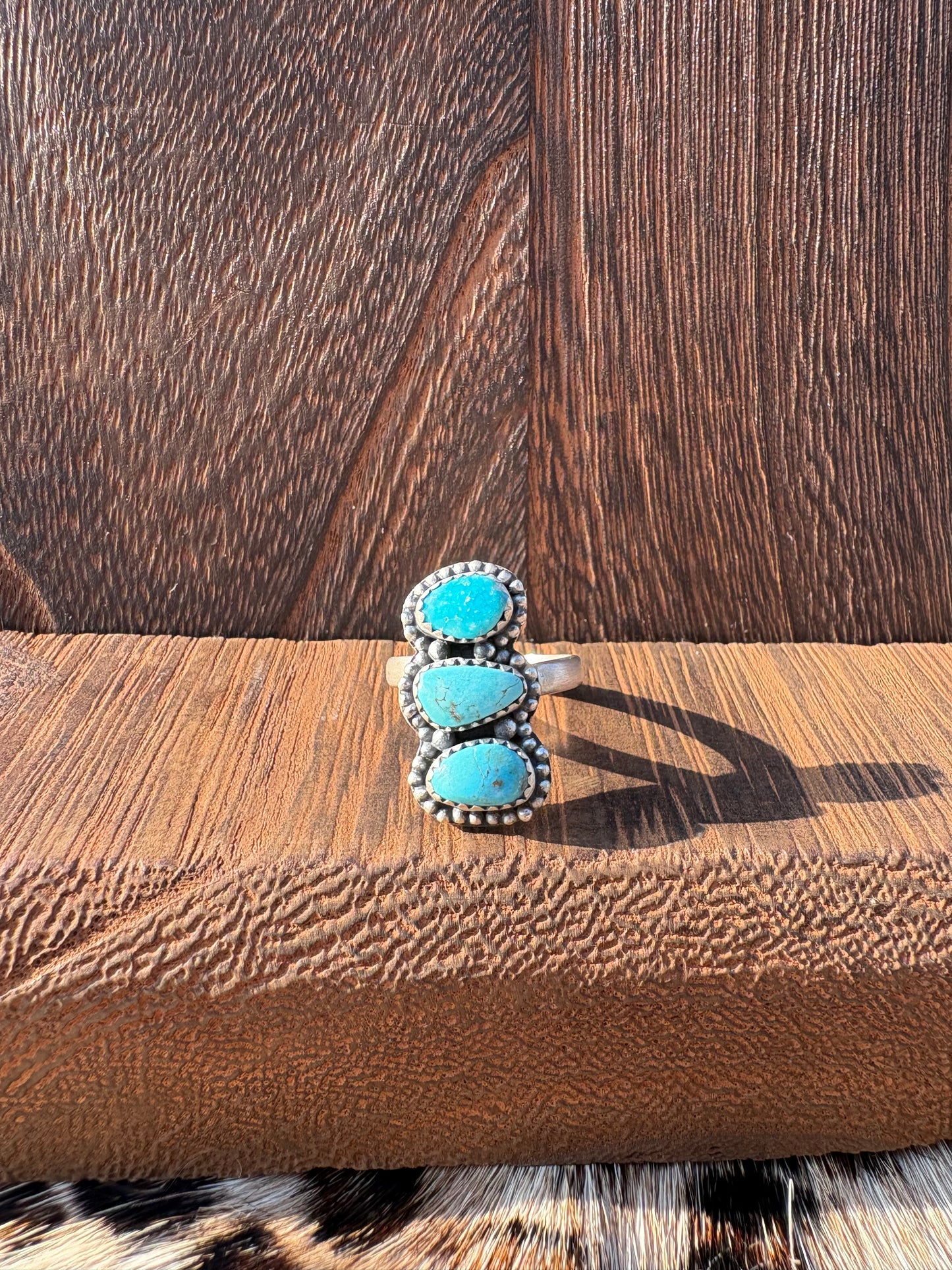 White Water 3 Stone Ring