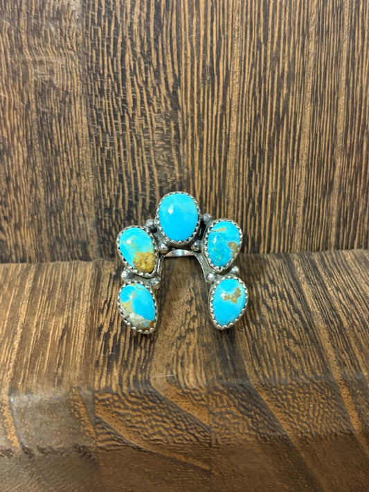 #8 Turquoise Naja Ring