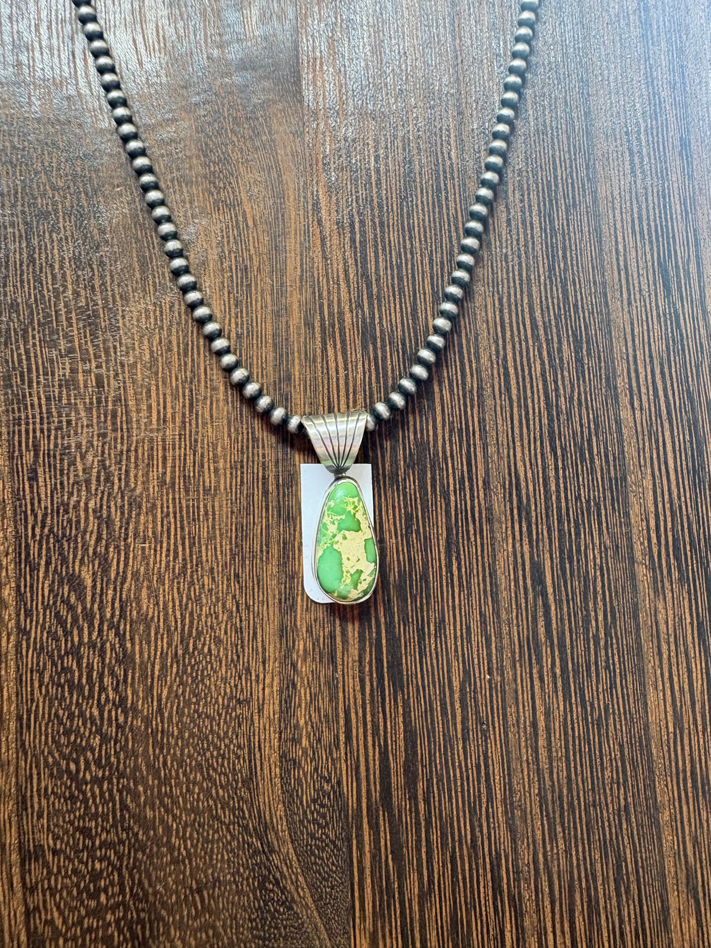 Navajo Handmade Sonoran Gold Pendant