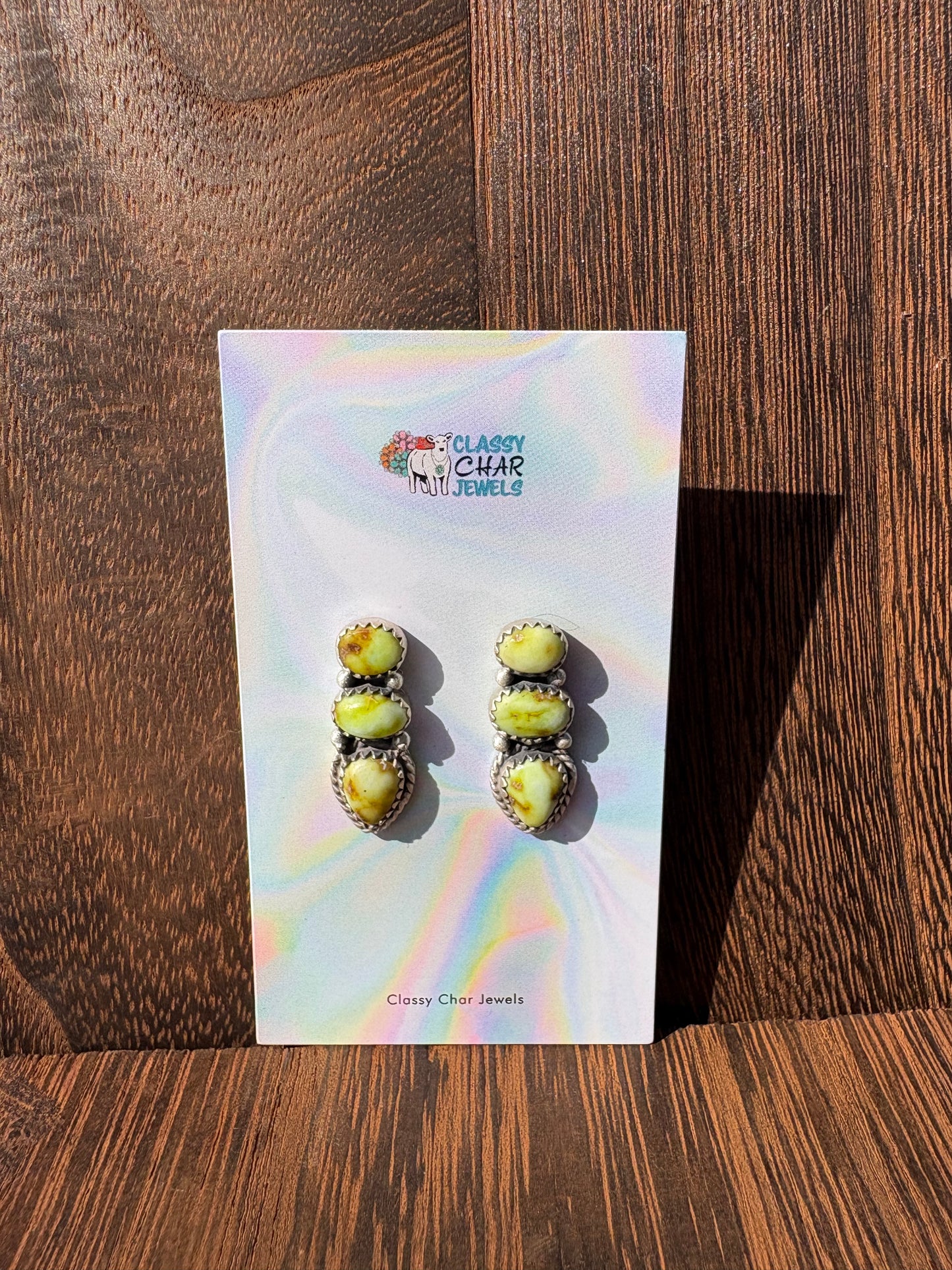 Palomino 3 Stone Studs