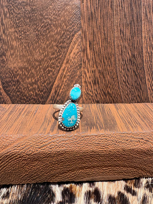 Double Stone White Water Ring
