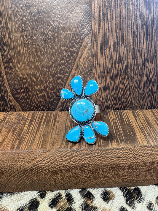 XL Kingman 7 Stone Cluster Ring