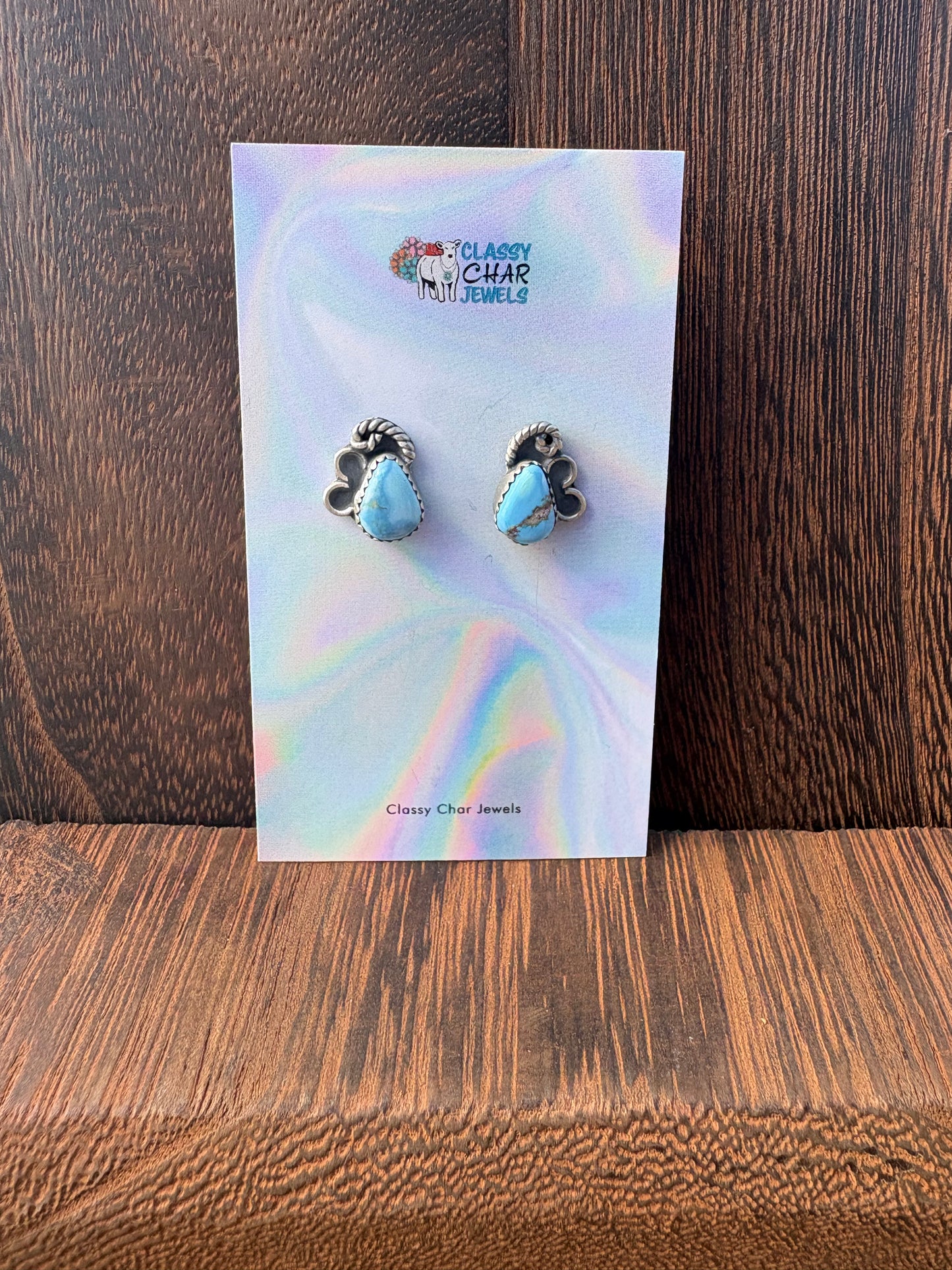 Golden Hills Butterfly Studs