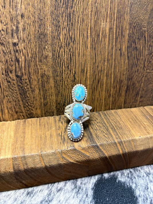 Golden Hills 3 Stone Crawler Ring