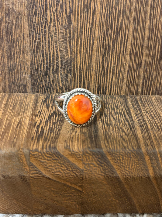 Orange Spiny Ring