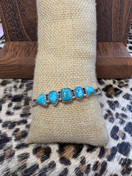 White Water 5 Stone Cuff #1