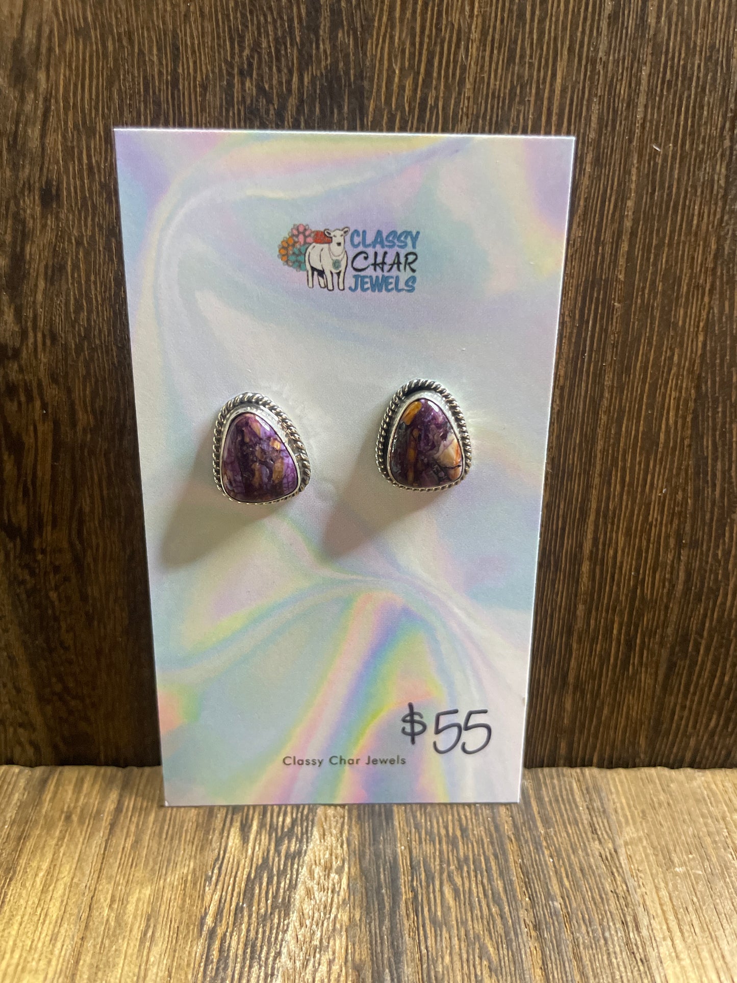 Navajo Handmade Spiny Mix Earrings