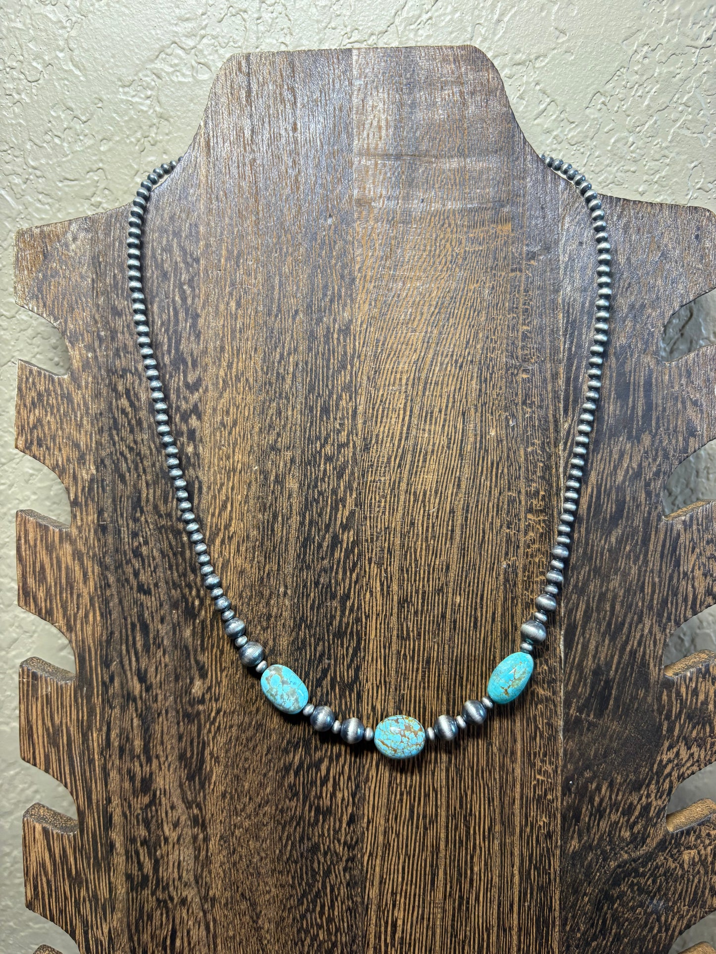 18” + 2” Mine 8 Sterling Pearl Necklace