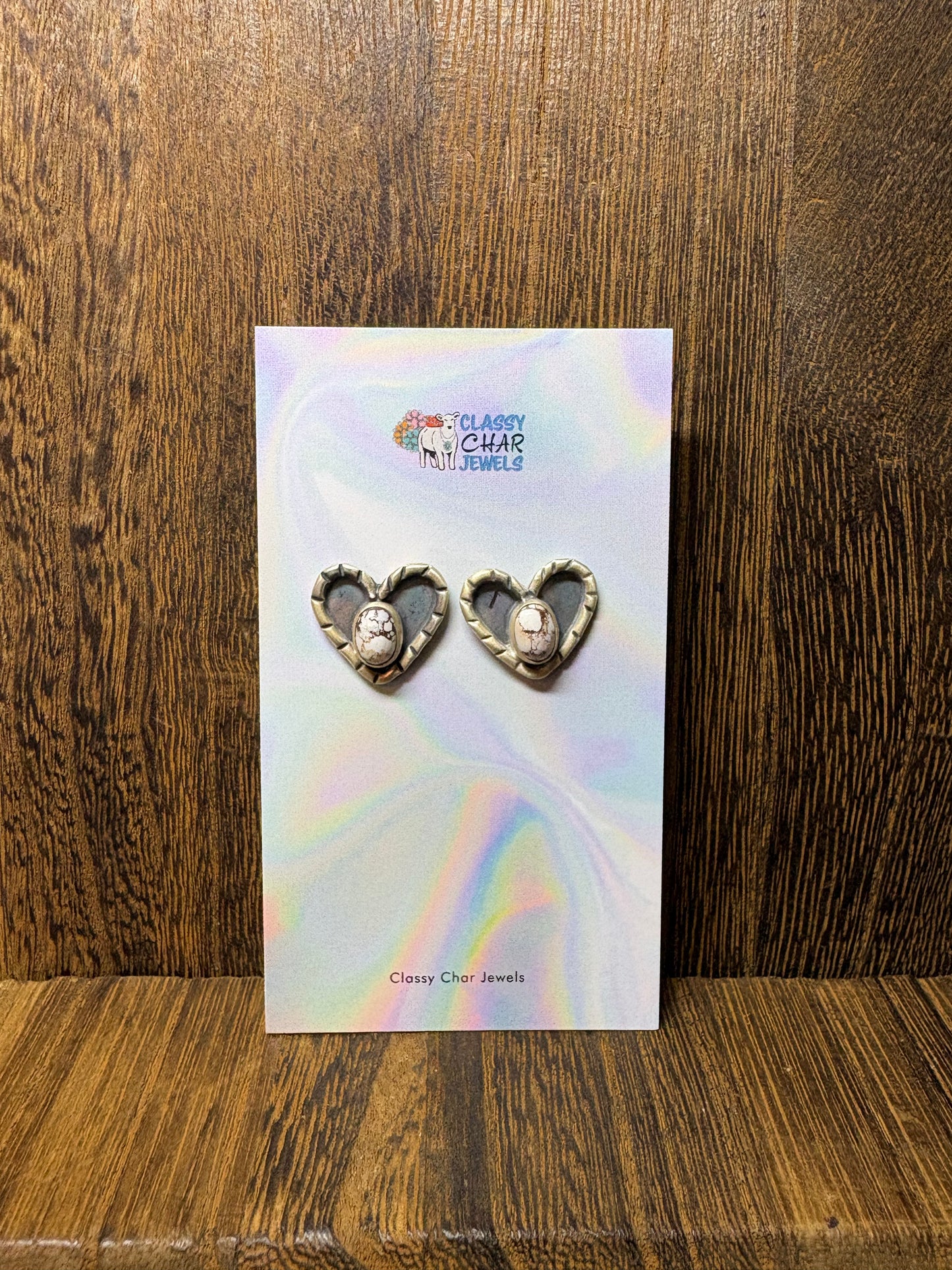 Wild Horse Heart Earrings