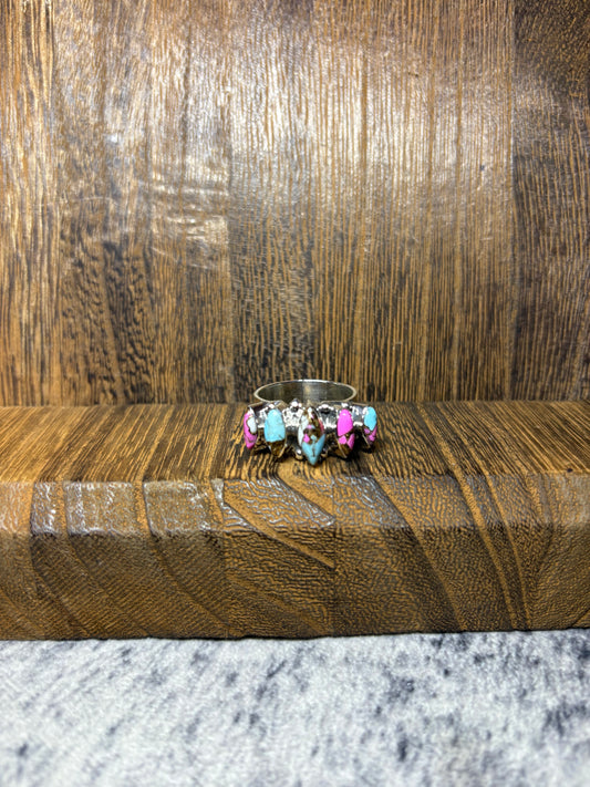 Cotton Candy 5 Stone Ring