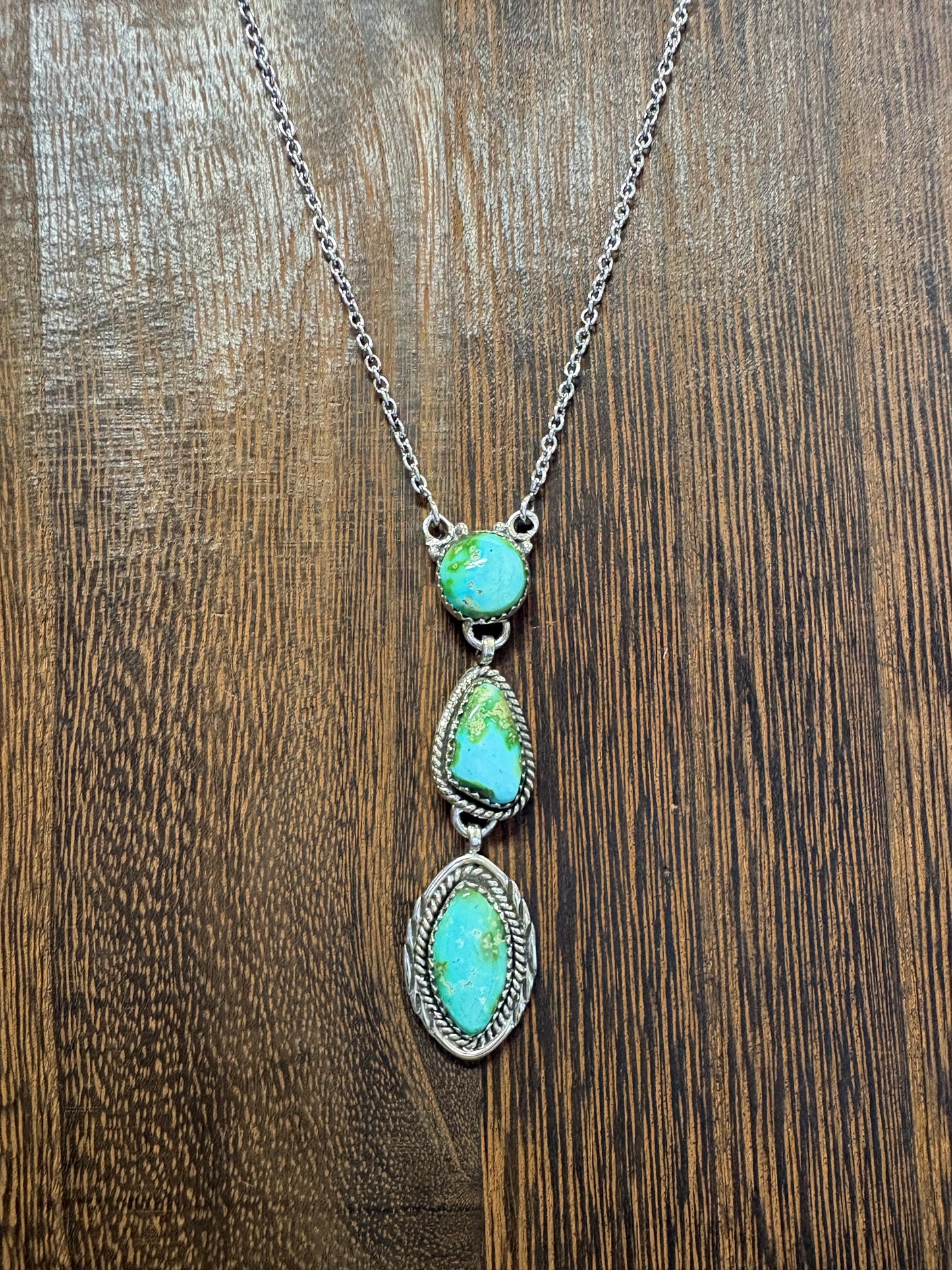 Sonoran Gold 3 Stone Lariat #1