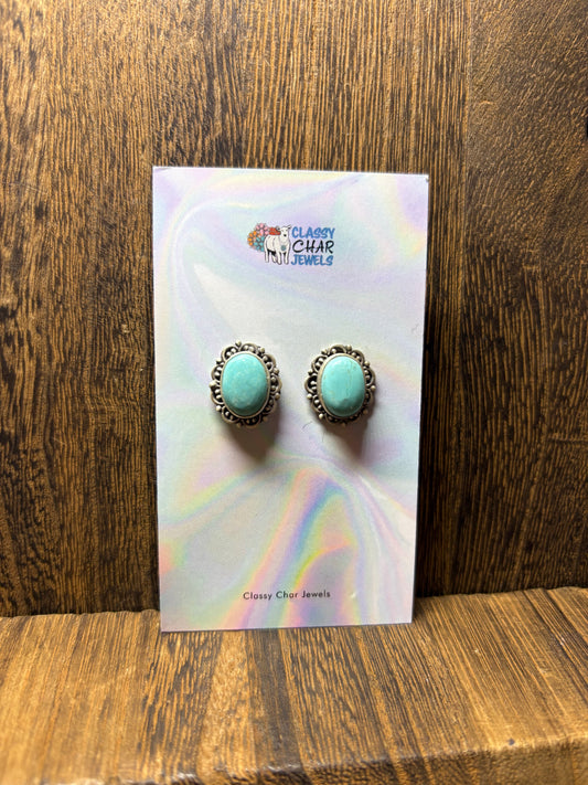 Blue Sonoran Detail Everyday Studs