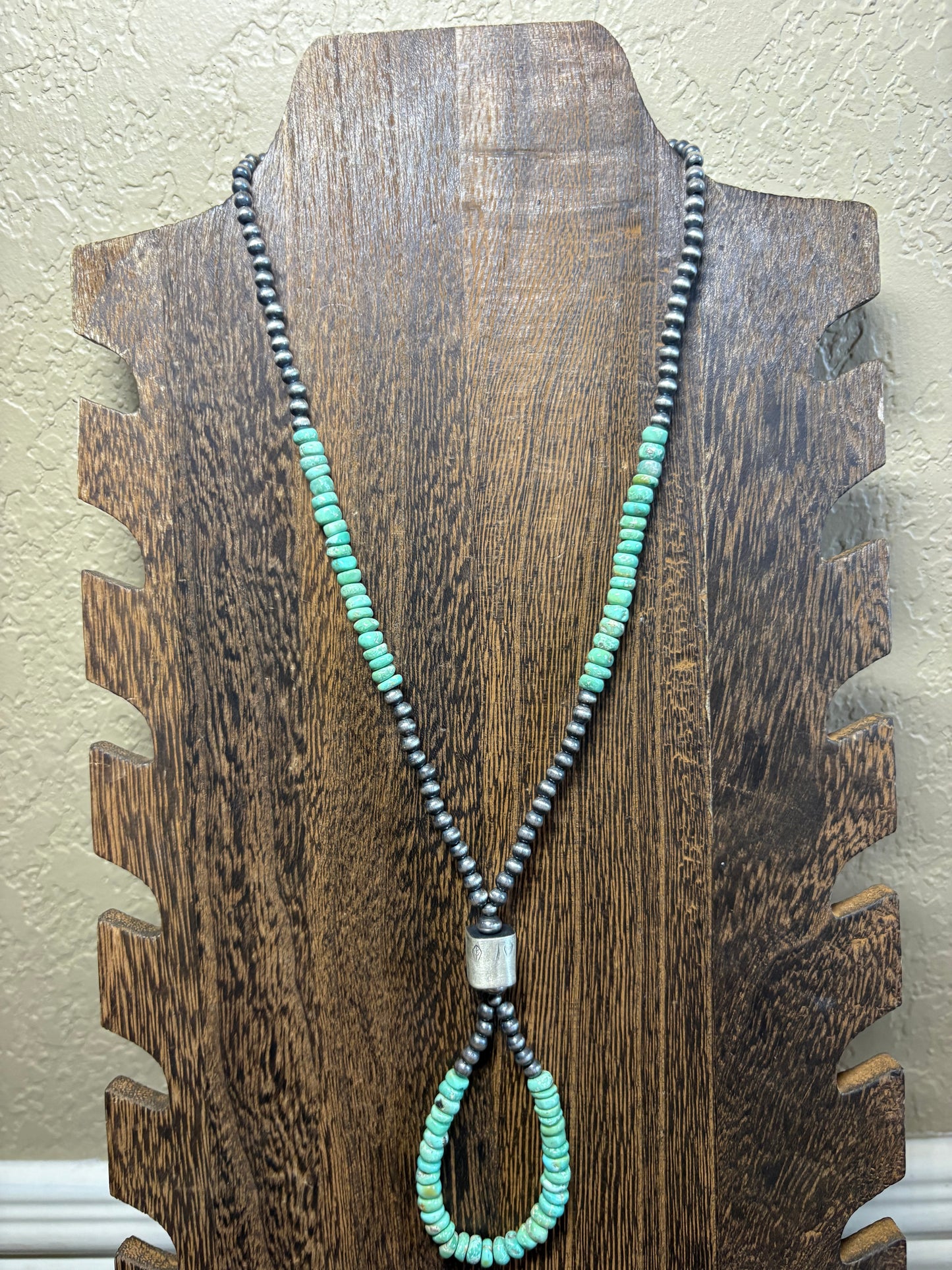 18” + 2” Kingman & Sterling Pearl Jacla Necklace