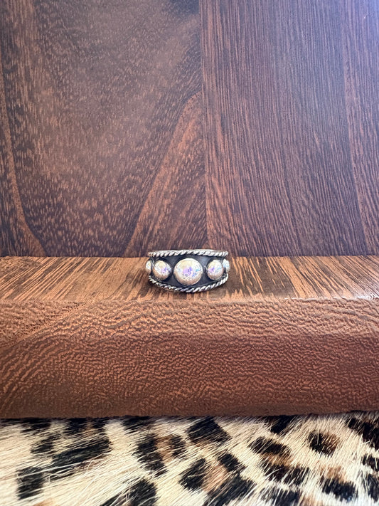 All Sterling Graduated Dot Ring