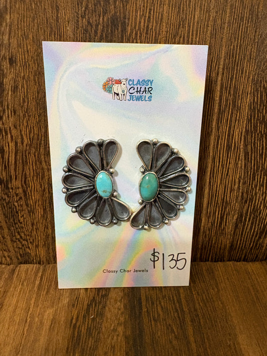 Navajo Handmade Half Clusters w/ Kingman