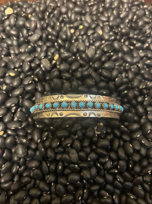 Multi Stone Turquoise Cuff