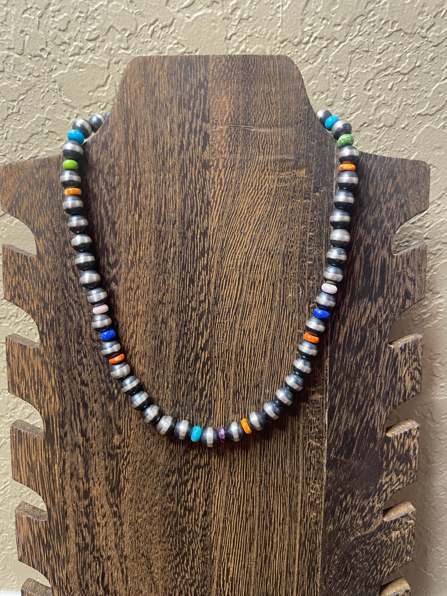 16" Native Made 8mm with Multi Stones