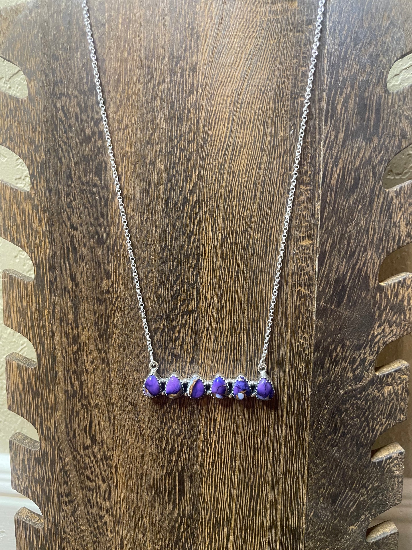 Hada Collection Violet Rose Necklace