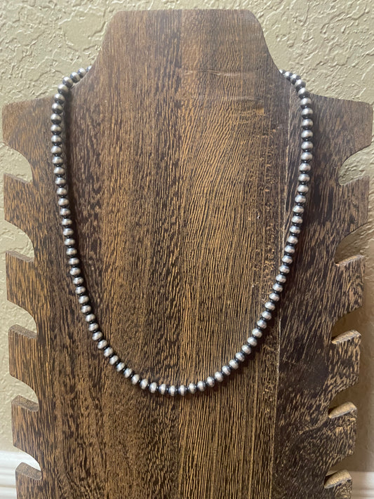 18" 5mm Pearls Necklace