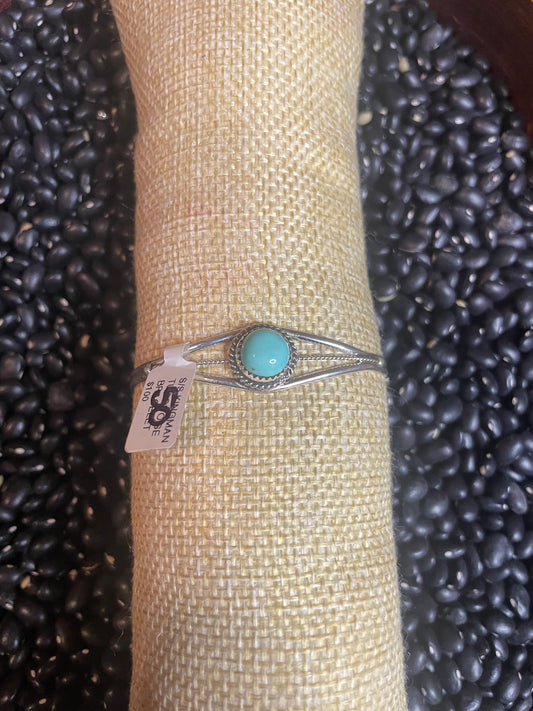 Navajo Handmade Kingman Cuff