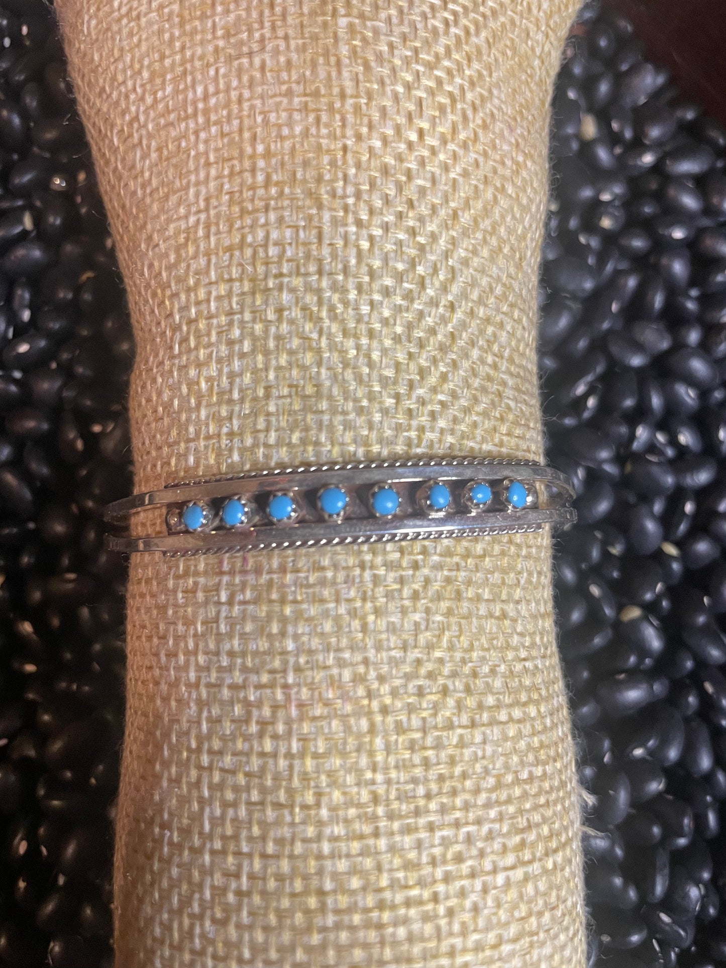 Navajo Handmade Multi Kingman Cuff