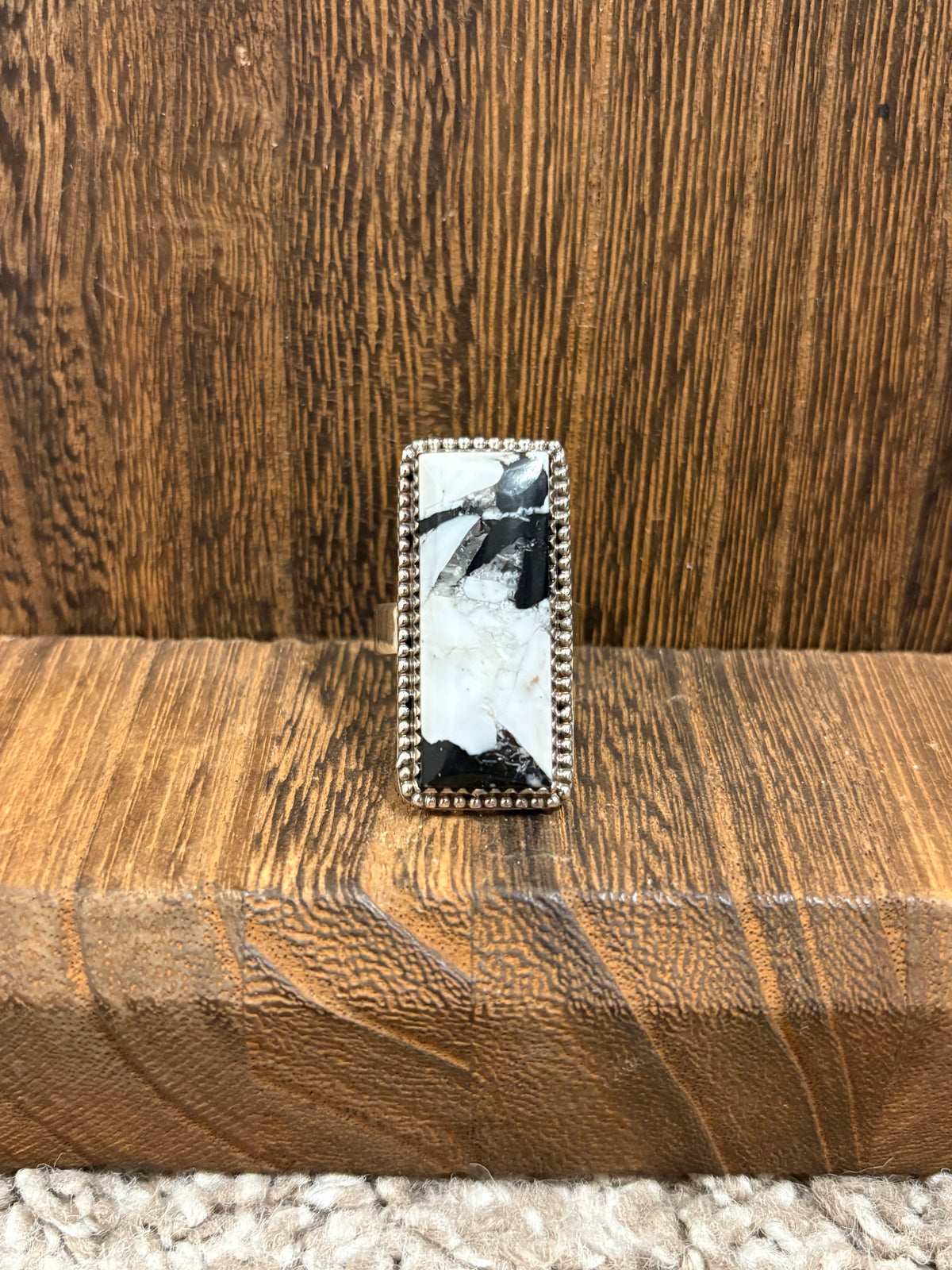 White Buffalo Bar Ring